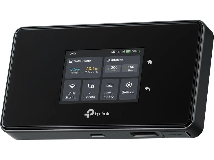 TP-Link | M8550: 5G Mobile Wi-Fi | 1Gbps WAN/LAN Port