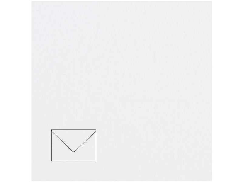 Rico Design | Rico Essentials Umschlag B6 100 g/m² | Hochweiss, 50 Stück