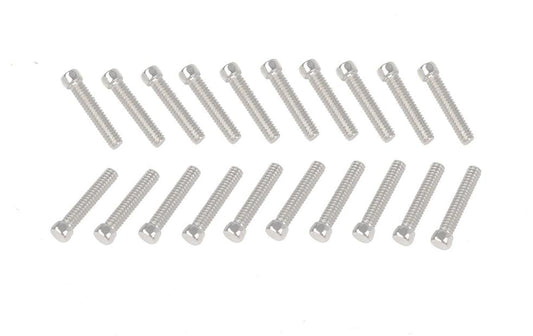 RC4WD Scale Hex Head Bolts M2x10mm Silver