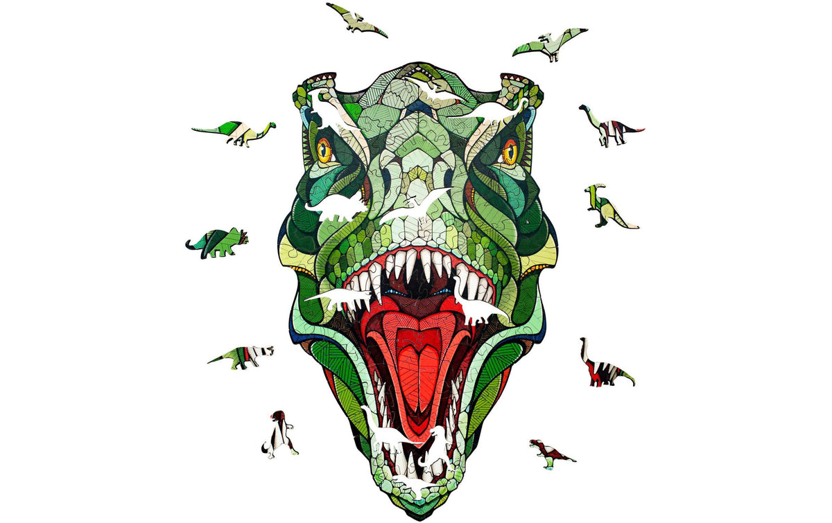 Holzpuzzle T-Rex