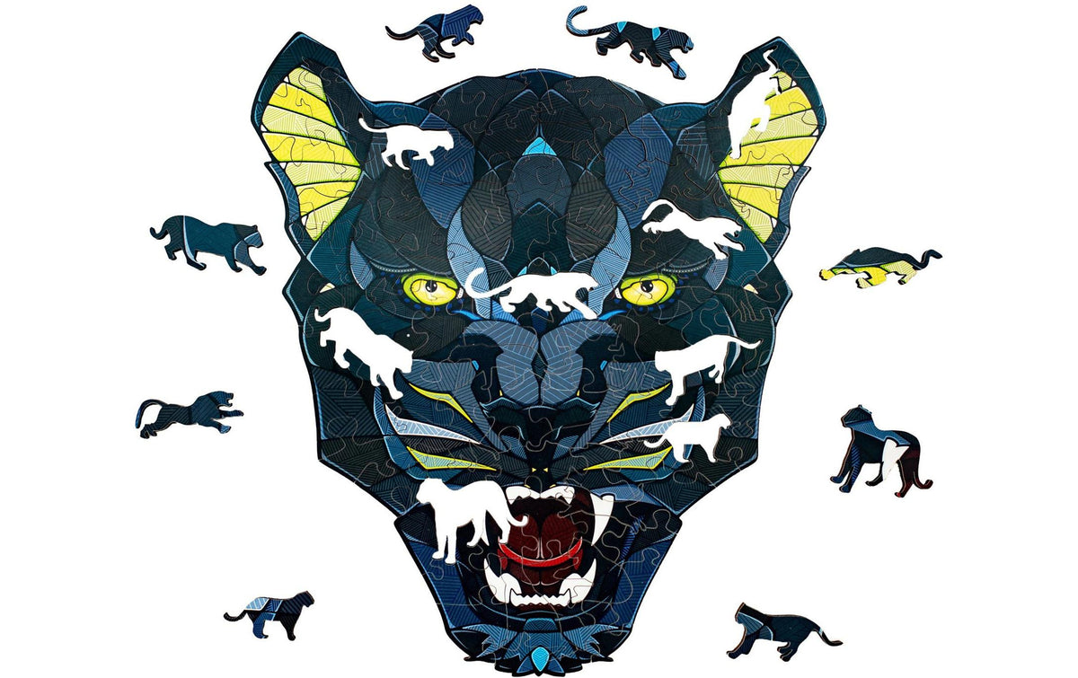 Holzpuzzle Panther