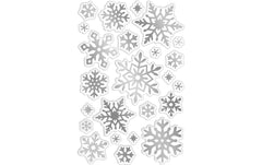 B+C Sticker Silver Crystals