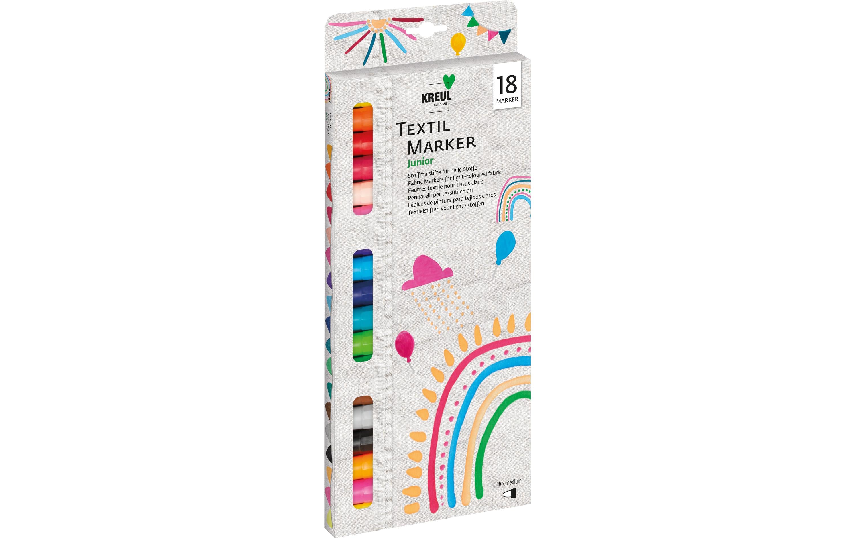 Kreul Textil Marker medium Junior Set