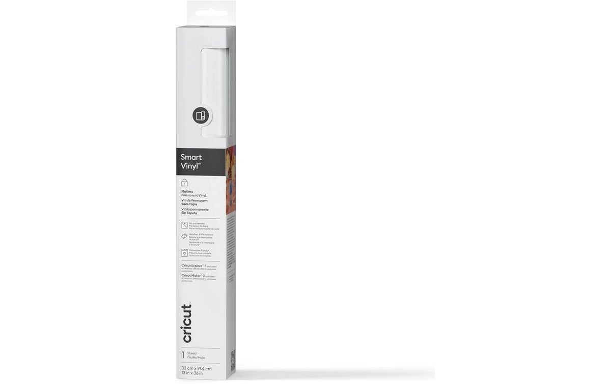 Cricut Vinylfolie Smart Permanent Weiss