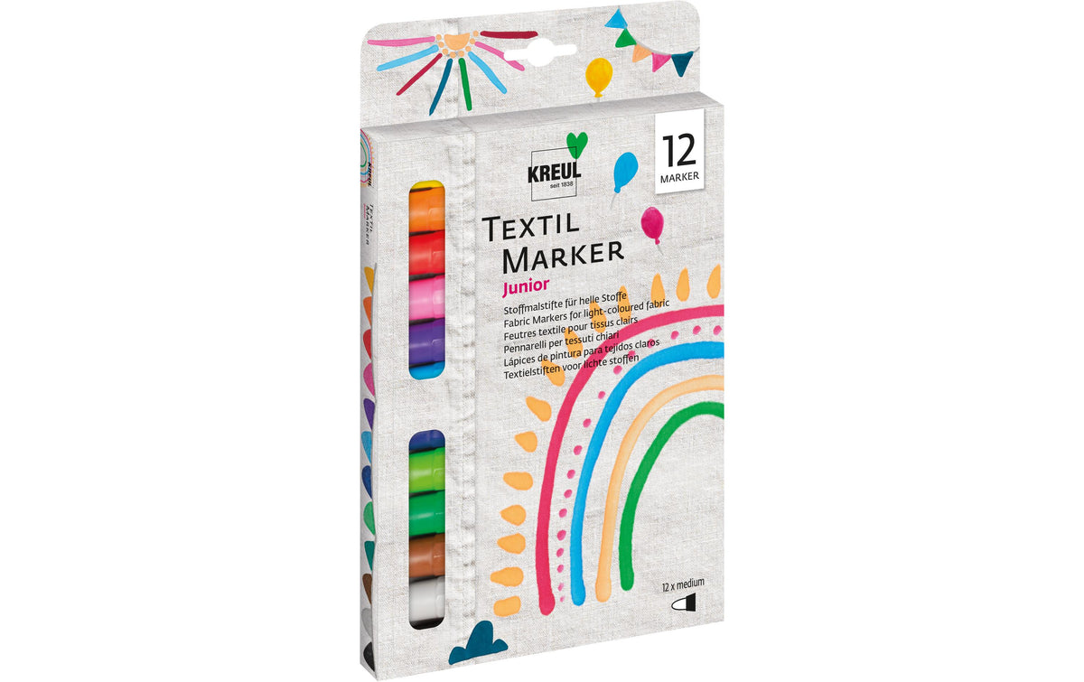 Kreul Textil Marker medium Junior Set