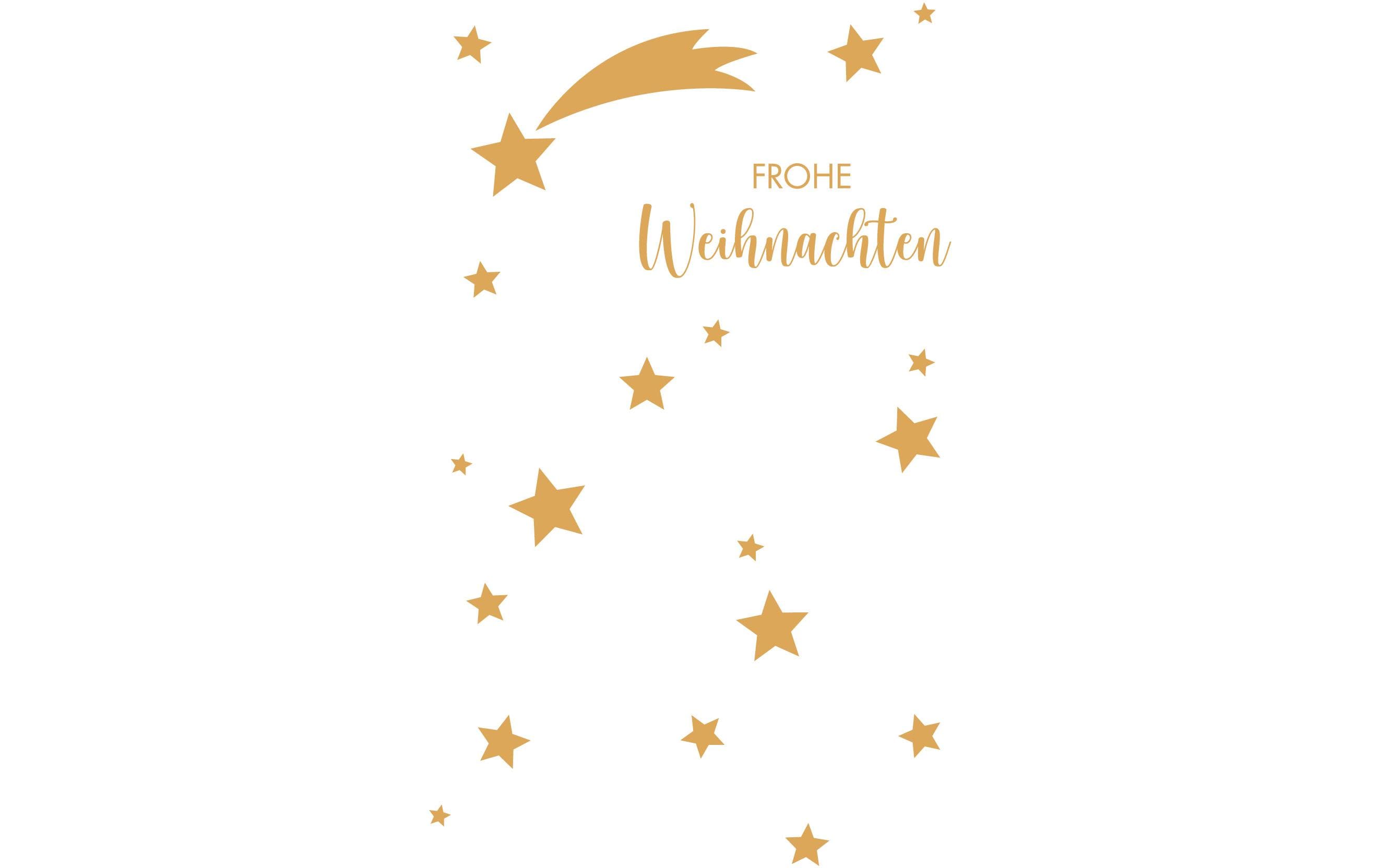 ABC Weihnachtskarte Frohe Weihnachten