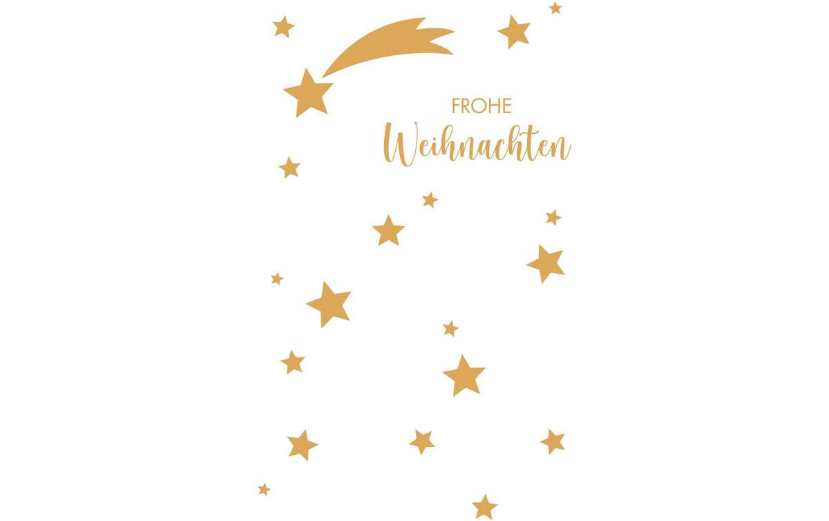ABC Weihnachtskarte Frohe Weihnachten