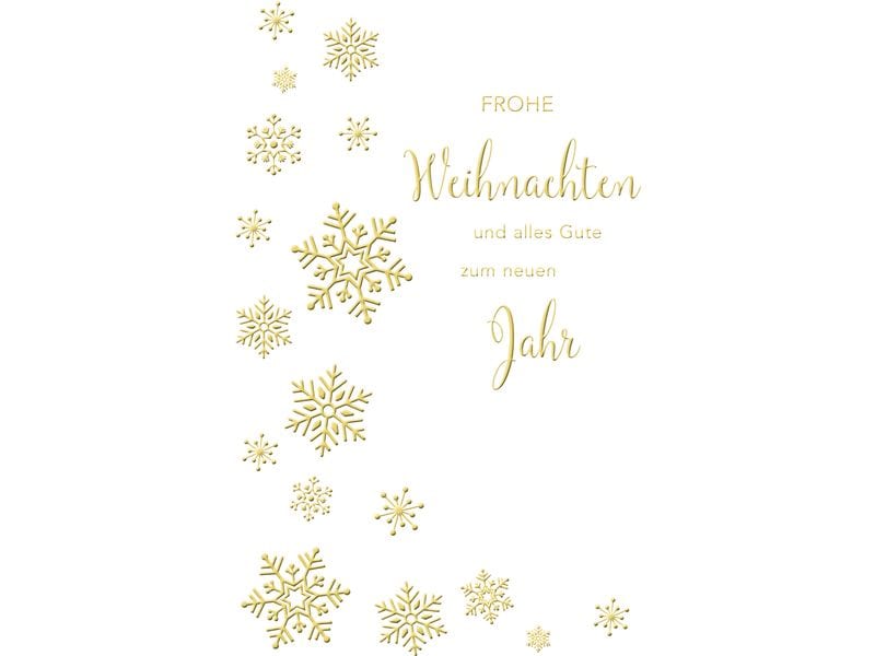 ABC | Weihnachtskarte Frohe Weihnachten | Format B6, 125x176mm, 1 Stück