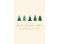 ABC | Weihnachtskarten-Set | Format A6, 105 x 148 mm, 6 Stück