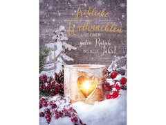 ABC | Weihnachtskarten-Set | Format A6, 105 x 148 mm, 5 Stück