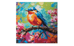 CRAFT Buddy | Crystal Art Kit Spring Robin 30x30cm