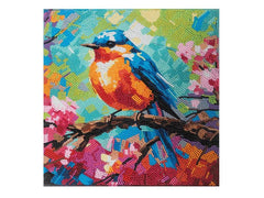 CRAFT Buddy | Crystal Art Kit Spring Robin 30x30cm