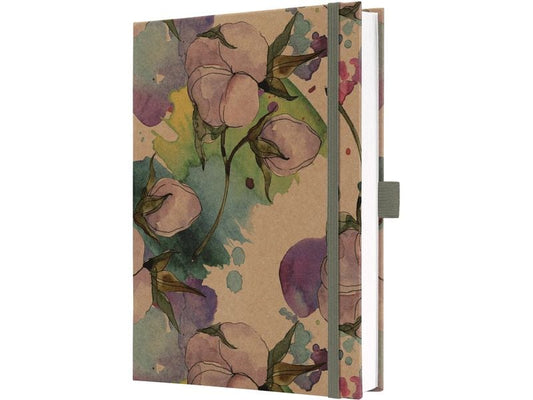 Jolie | Notizbuch Pure Cottonflower | A5, Liniert, 192 Seiten