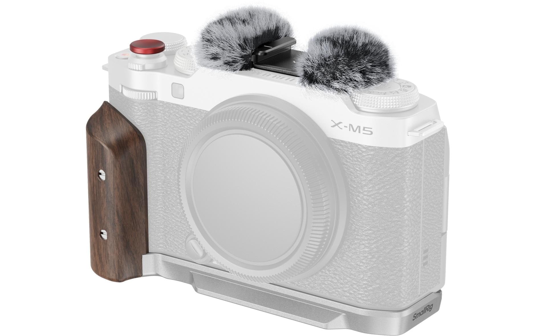 SmallRig L-Shape Plate with Wooden Handle