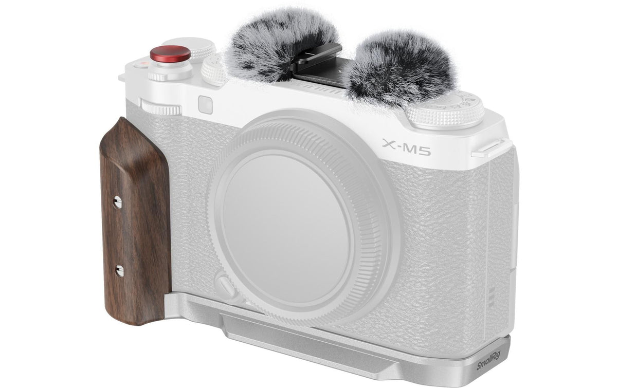 SmallRig L-Shape Plate with Wooden Handle