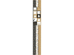 Braun + Company | B+C Geschenkpapier-Set | 3 Rollen + Stickers