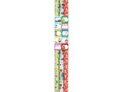 Braun + Company | B+C Geschenkpapier-Set | 3 Rollen + Stickers