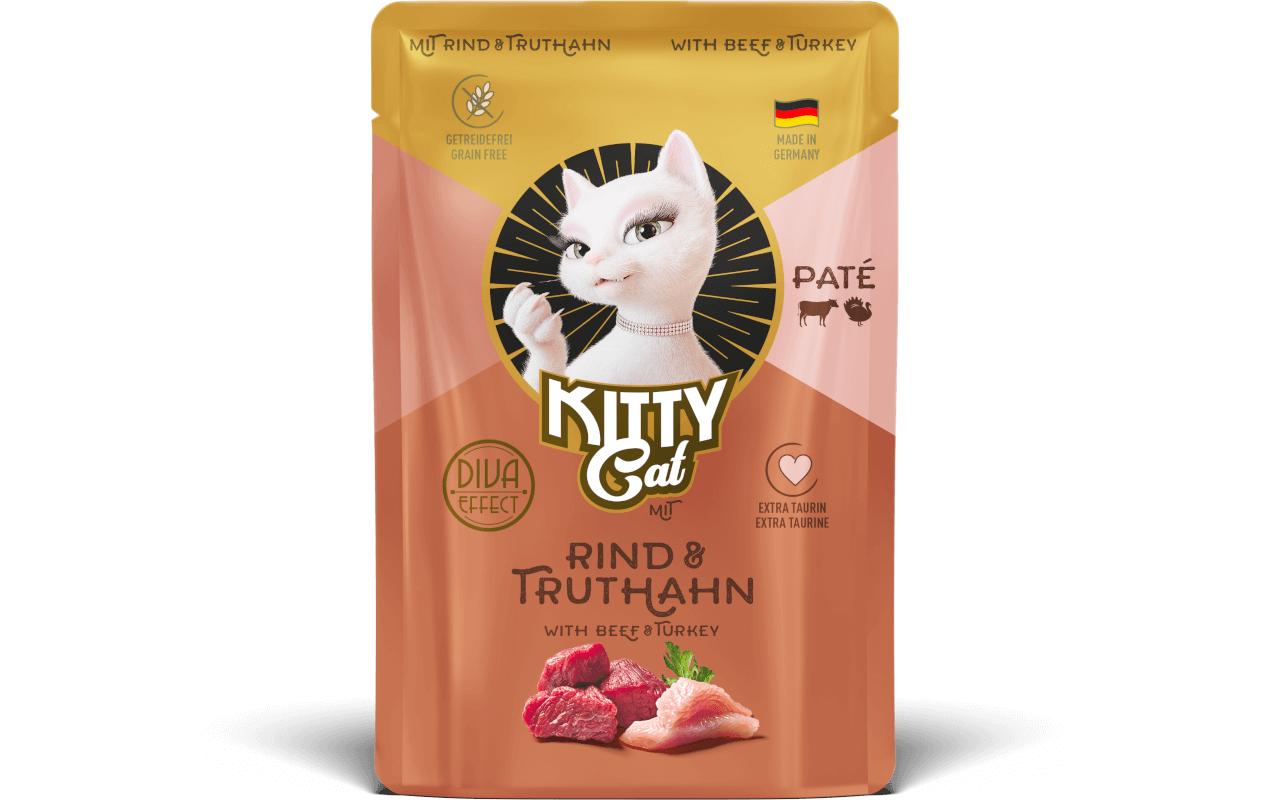 KittyCat Paté Pouch Rind, Truthahn