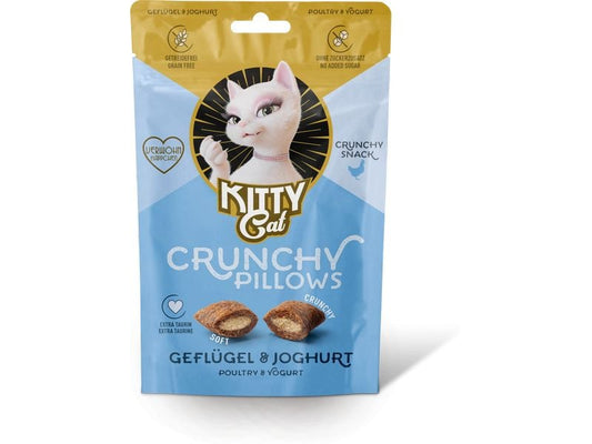 KITTY Cat | KittyCat Crunchy Pillows Geflügel, Joghurt | 60 g