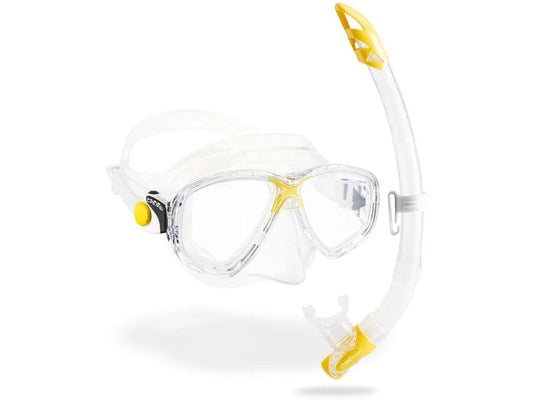 CRESSI | MAREA + GAMMA COMBO | CLEAR/YELLOW
