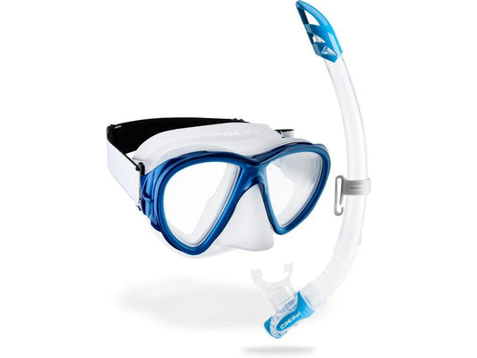 CRESSI | FIJI + GAMMA COMBO | CLEAR/BLUE