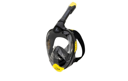 CRESSI | Full Face Mask Bali | Schwarz/Gelb L/XL
