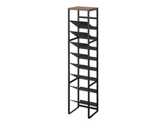 Yamazaki | Flaschenregal TOWER | Stahl/MDF, B 20 x T 19,3 x H 88,5 cm, S