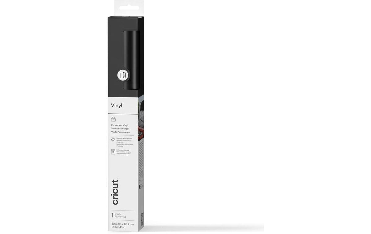 Cricut Vinylfolie Permanent Schwarz