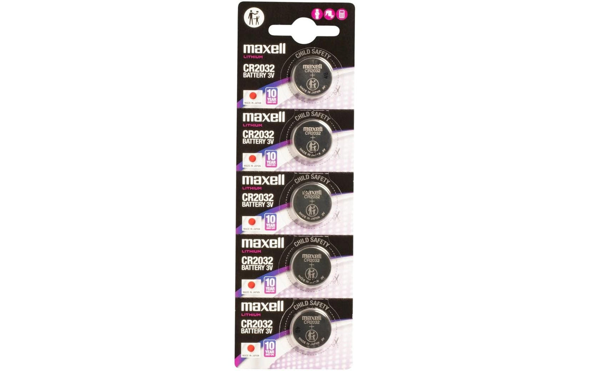 Maxell Europe LTD., Knopfzelle CR2032 , 5 S