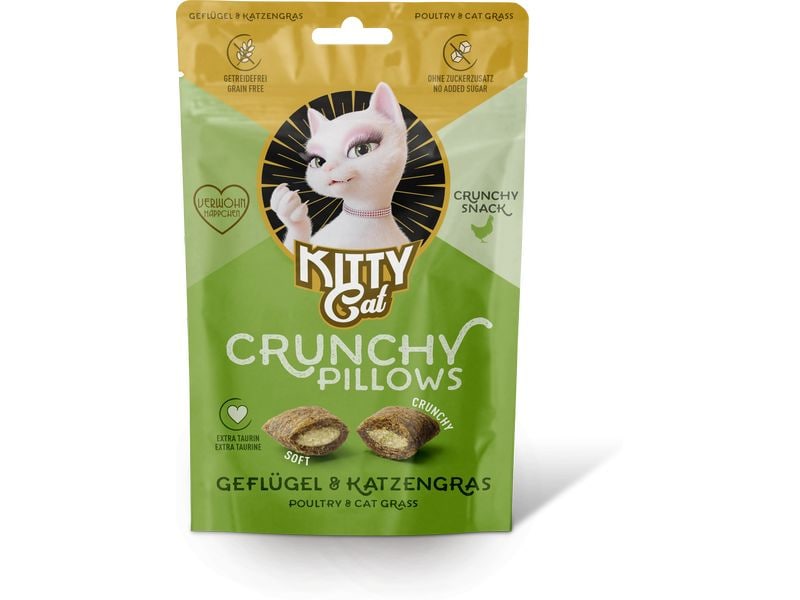 KITTY Cat | KittyCat Crunchy Pillows Geflü./Katzengr. | 60 g