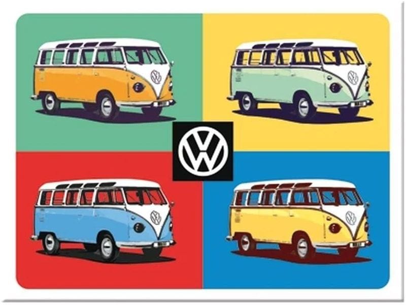 Nostalgic Art | Magnet VW Bulli | 8x6 cm, 1 Stück