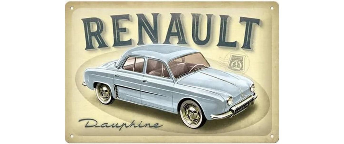 Nostalgic Art Schild Renault Dauphine