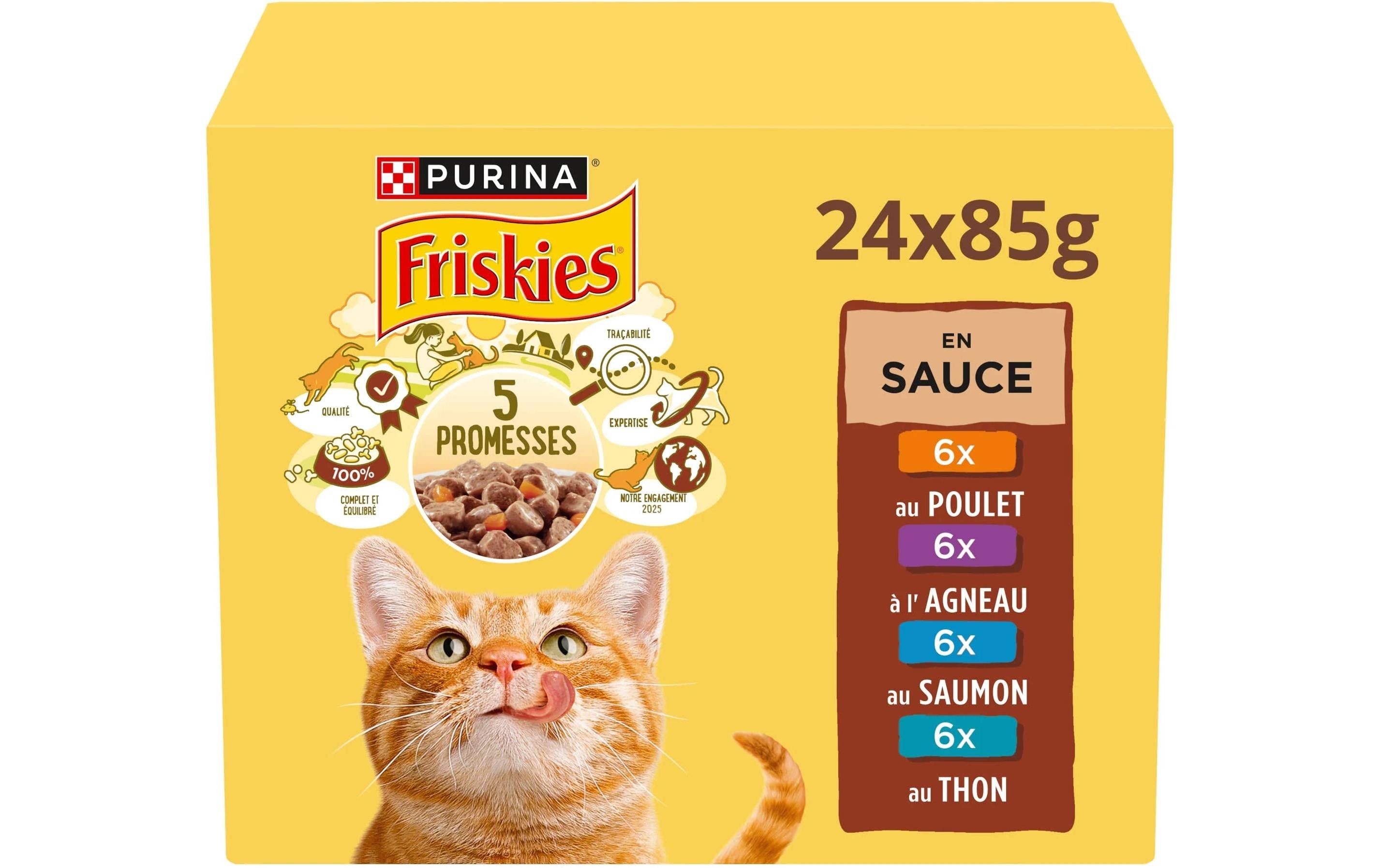 Friskies Cat Adult in Sauce 24x85g
