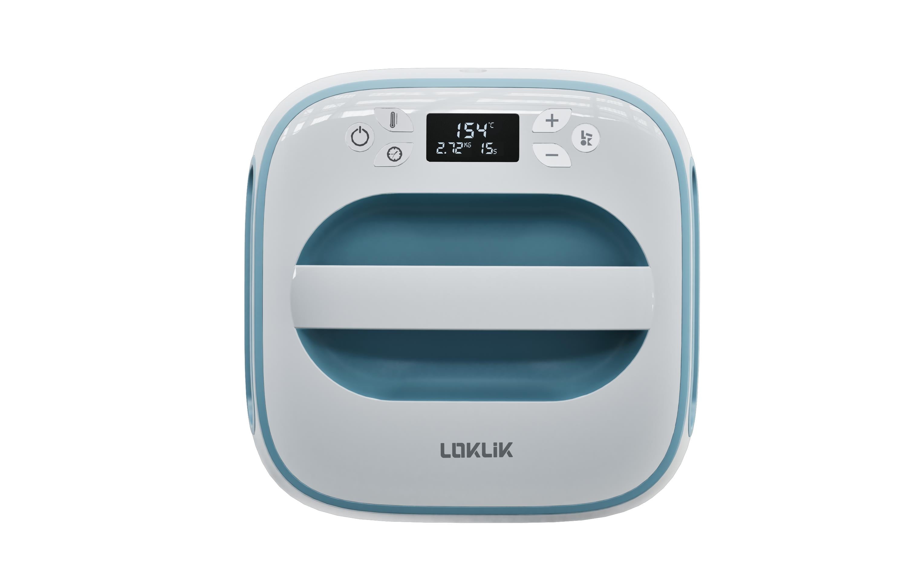 Loklik Transferpresse Easy weiss/blau