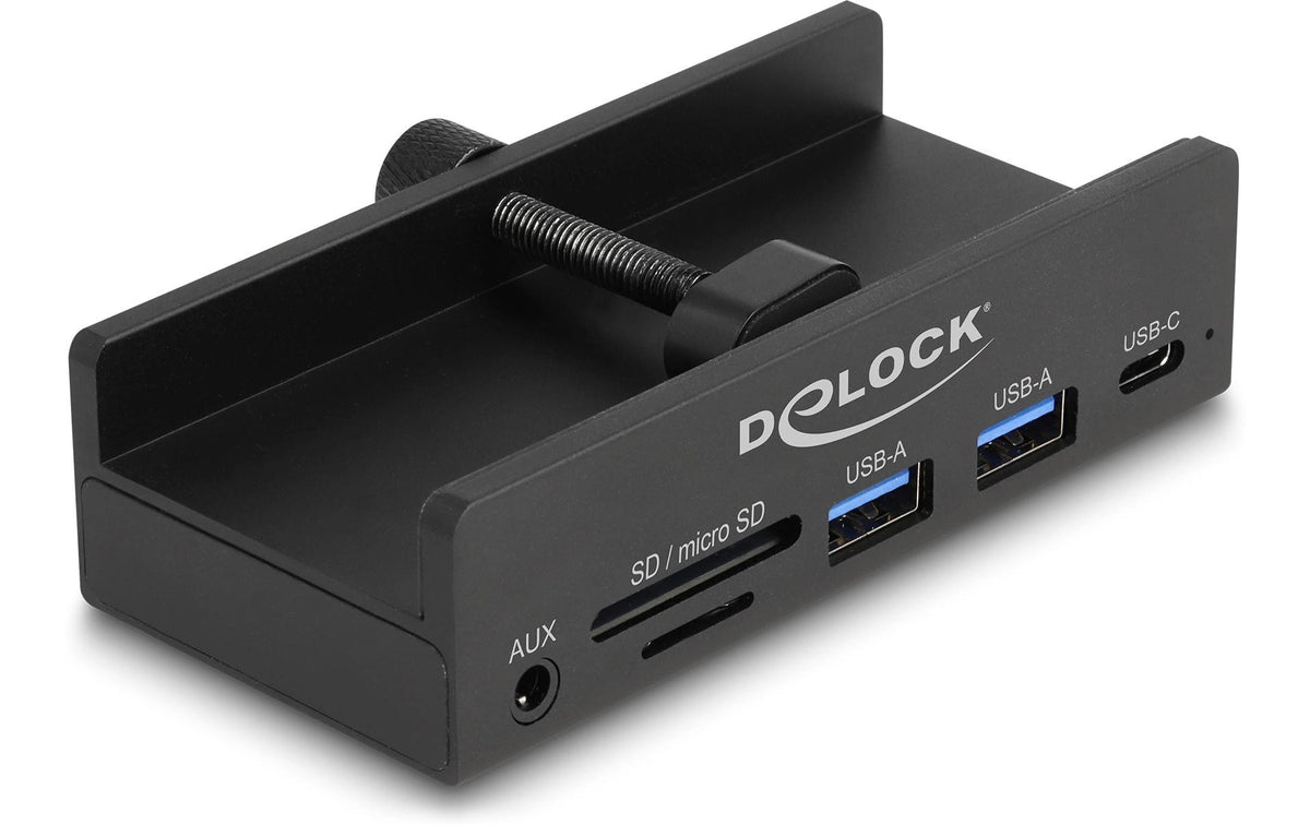 Delock Externer USB Hub, 3 Port, CardReader