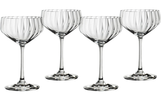 Spiegelau | LifeStyle Coupetteglas Set | 4 Stk. Für Nicht-/Alkoholische Getränke