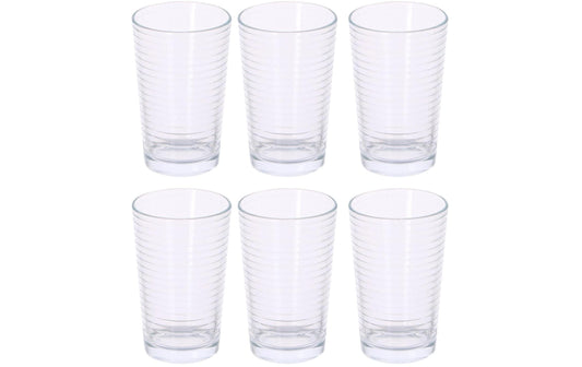 alpina | Trinkglas 220ml, 6 Stück | Glas, 6.8/5.2X10.8cm (DxH), 110g pro Glas