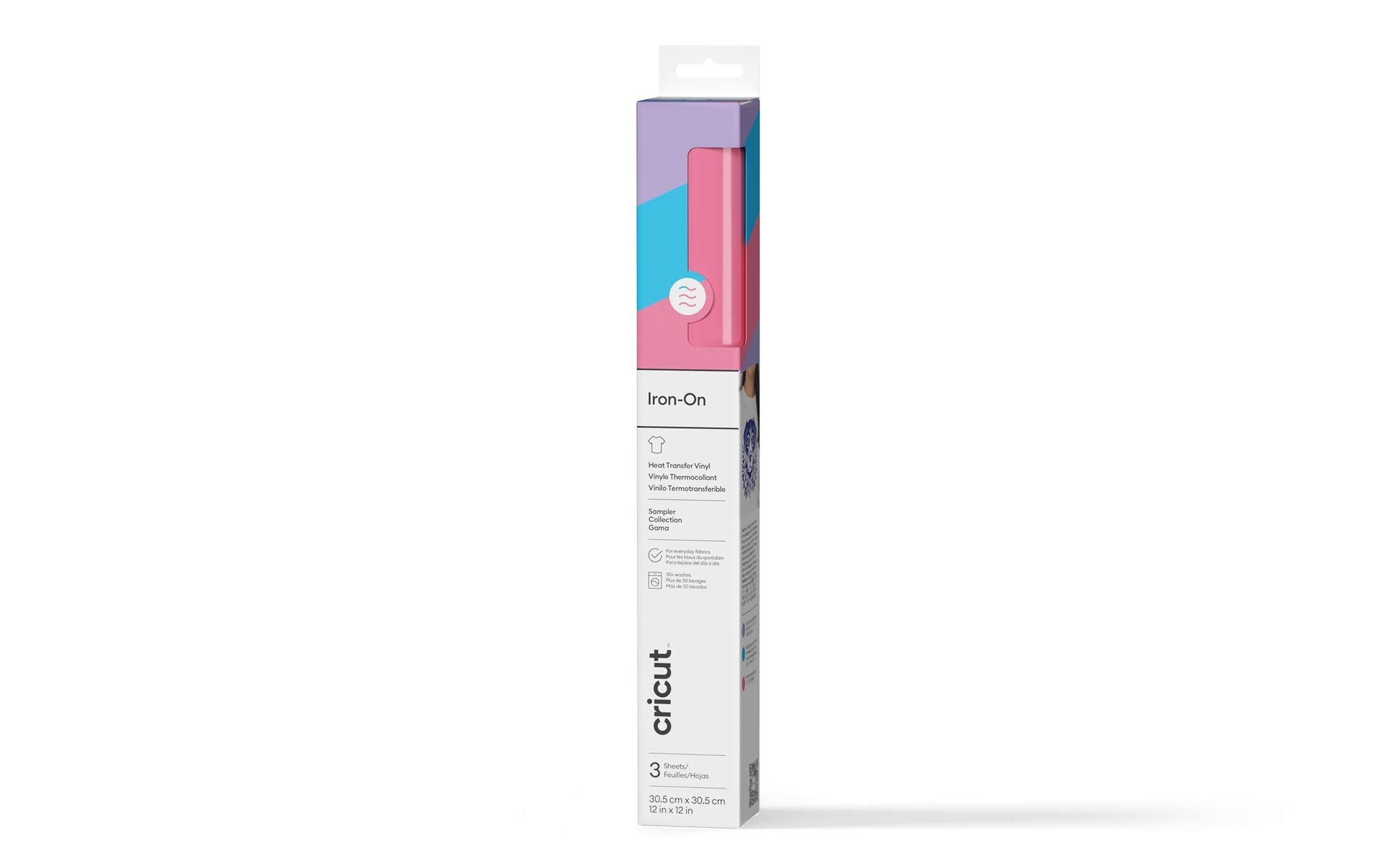 Cricut, Aufbügelfolie Musterpack Pastell 30