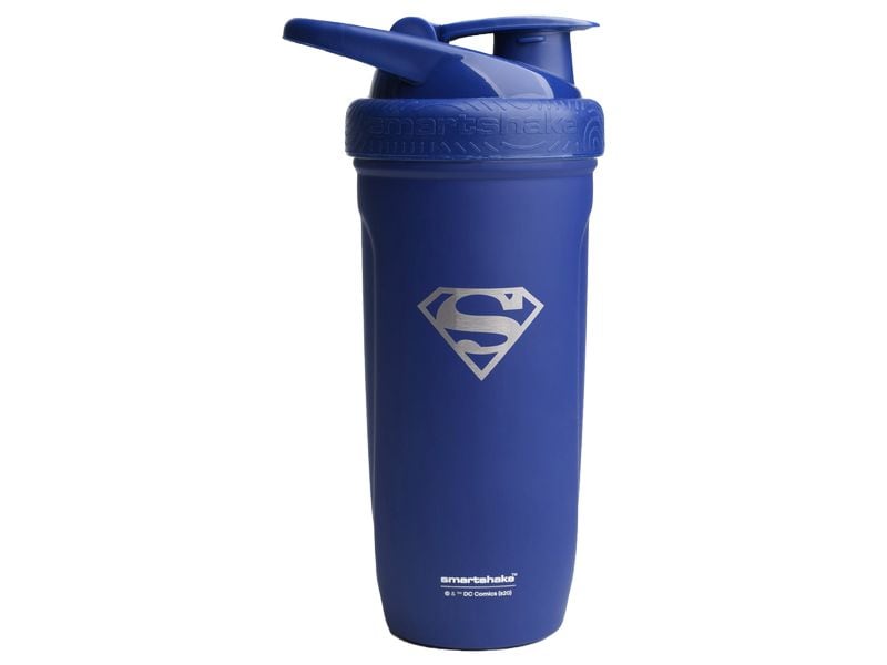 Smartshake | Reforce Superman | Flache, 600ml, Farbe: schwarz/weiss