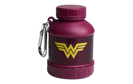 Smartshake | Whey2GO Funnel Wonder Woman | Flache, 600ml, Farbe: schwarz/weiss