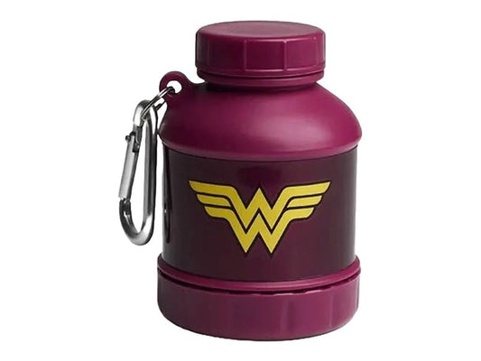 Smartshake | Whey2GO Funnel Wonder Woman | Flache, 600ml, Farbe: schwarz/weiss