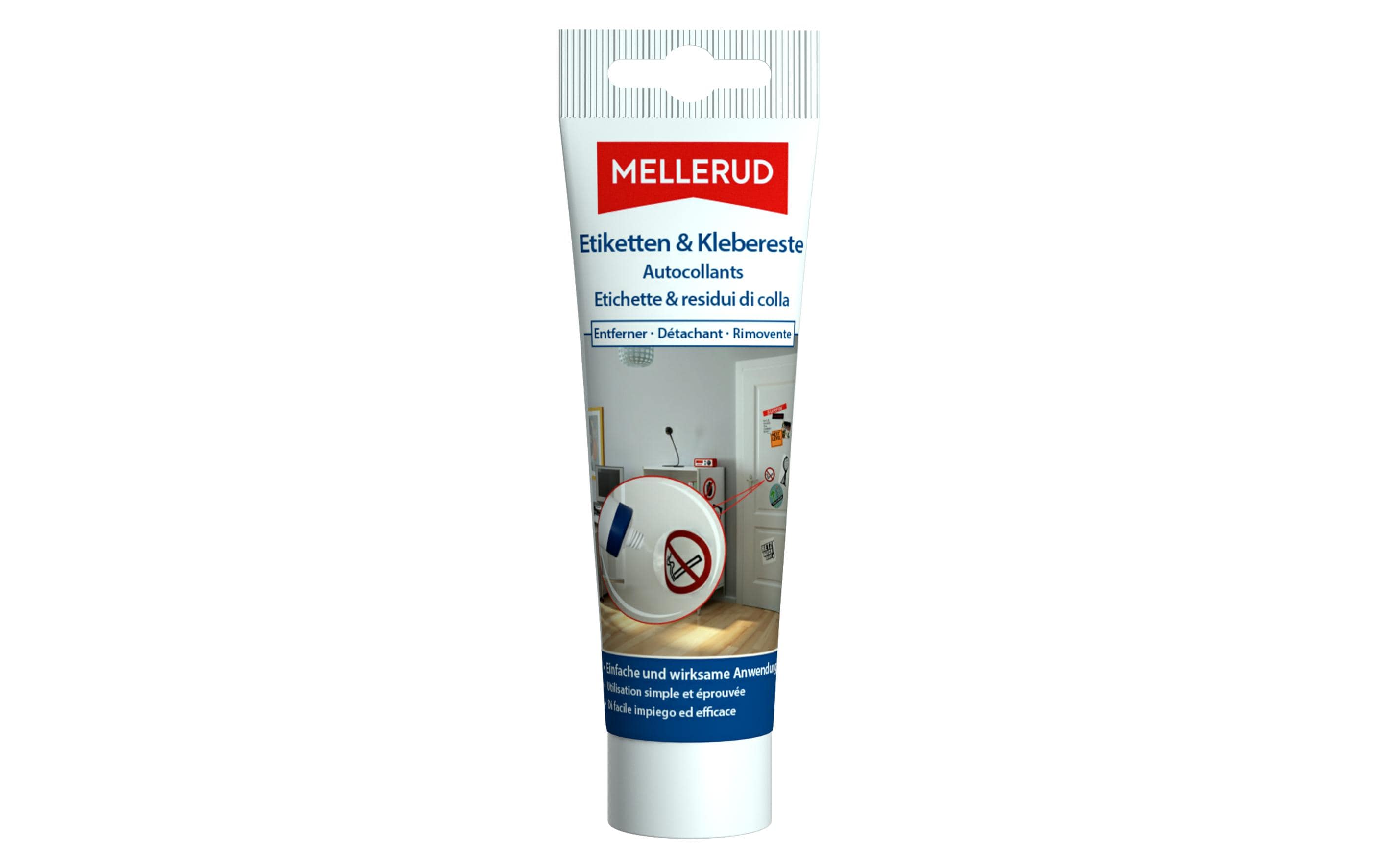 MELLERUD Etiketten / Klebereste