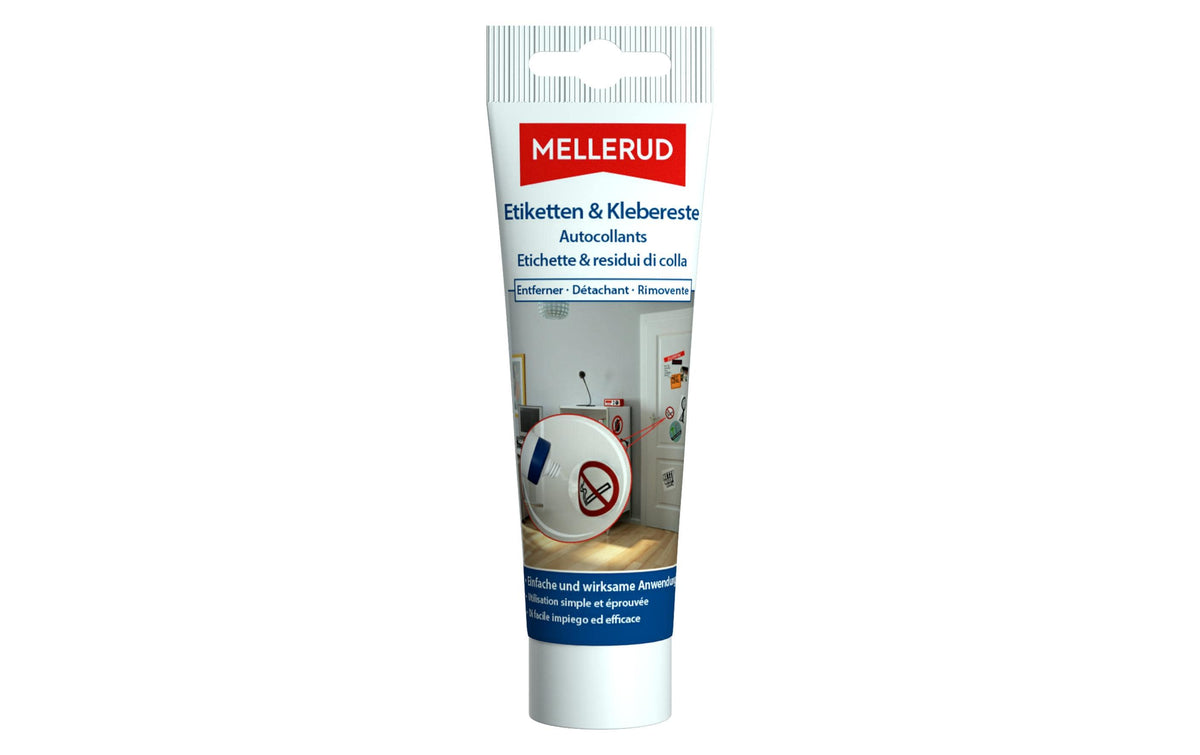 MELLERUD Etiketten / Klebereste