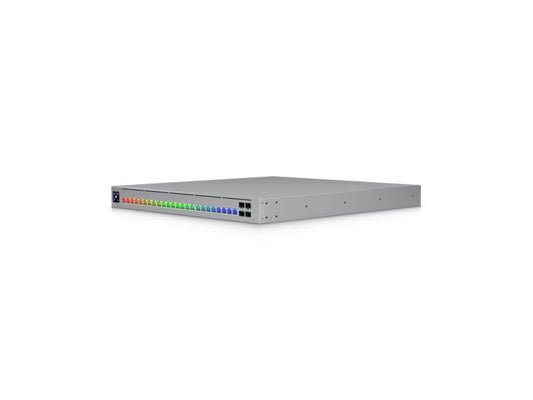 Ubiquiti | UniFi Enterprise Campus 24S PoE | 16x10GE&8x2.5GE, PoE+++ 2xQSFP28, Stacking