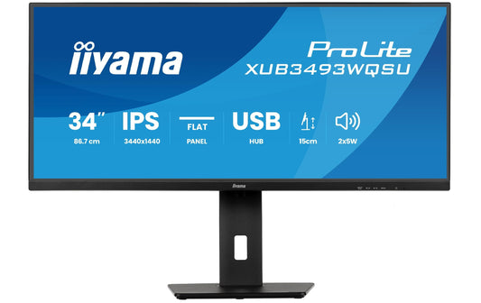 iiyama | XUB3493WQSU-B6 34 | IPS 3440x1440 120Hz, DP, HDMI, HV