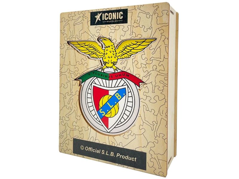 Iconic Puzzle | SL Benfica - Logo | Holz Puzzle Grösse S (150 Teile)