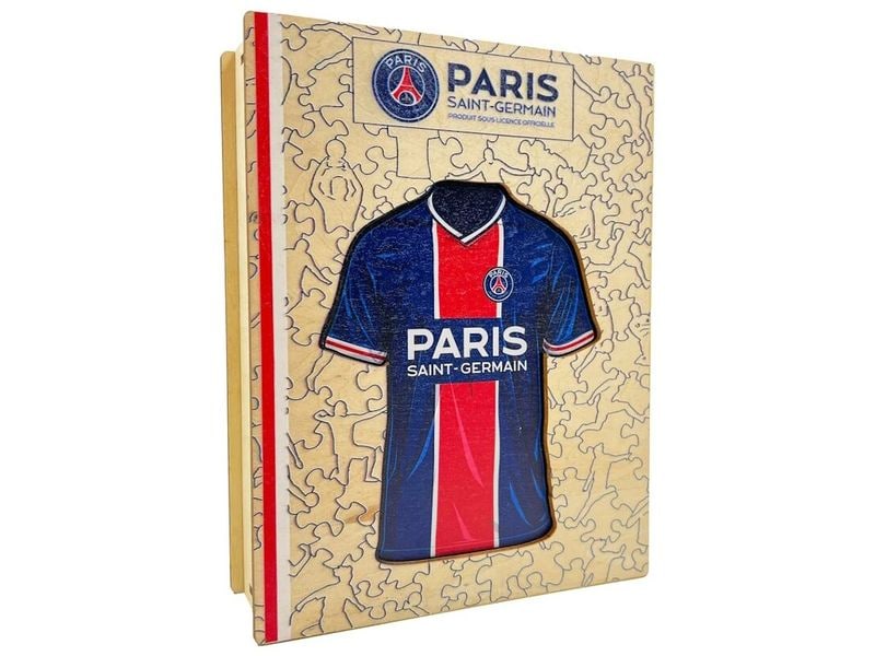 Iconic Puzzle | PSG FC - Trikot | Holz Puzzle Grösse S (150 Teile)