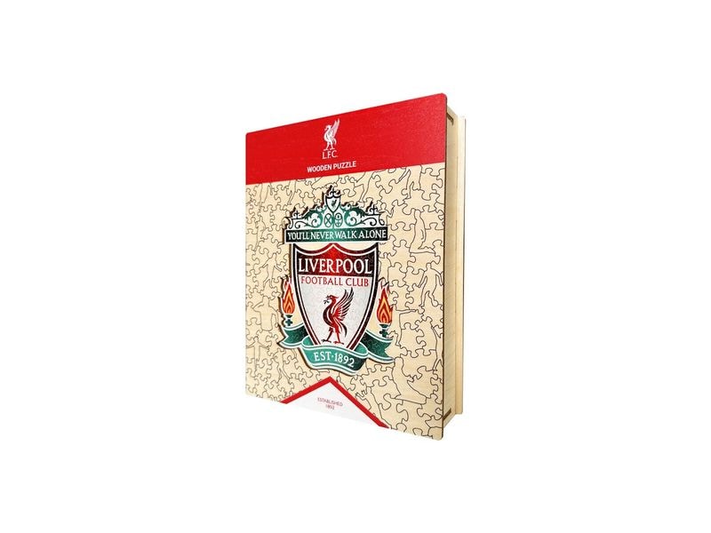 Iconic Puzzle | Liverpool FC - Logo | Holz Puzzle Grösse S (150 Teile)