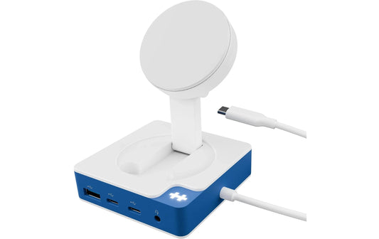 HyperDrive Flex MagCharge USB-C Hub (Blue)