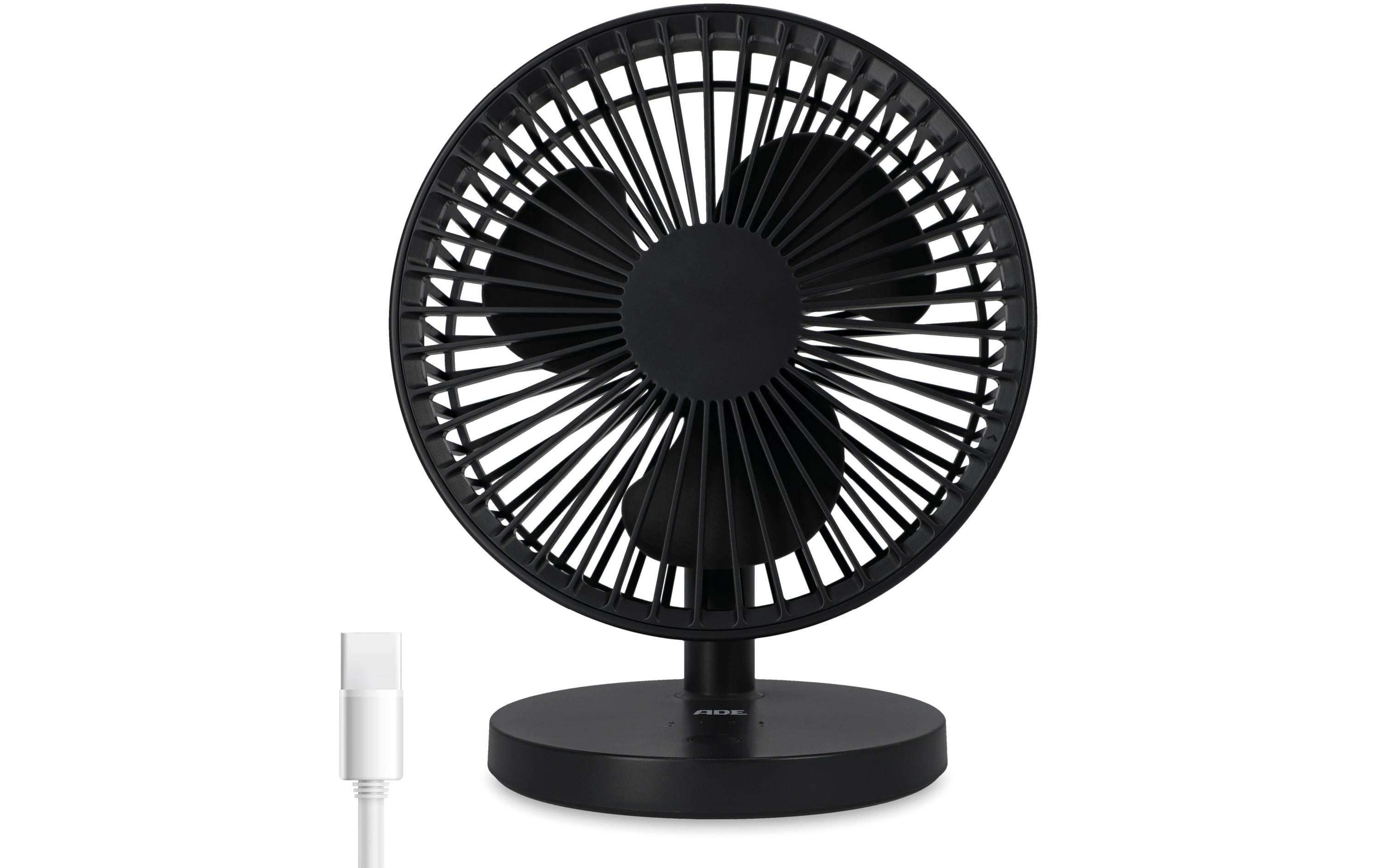 Tischventilator kabellos, anthrazit